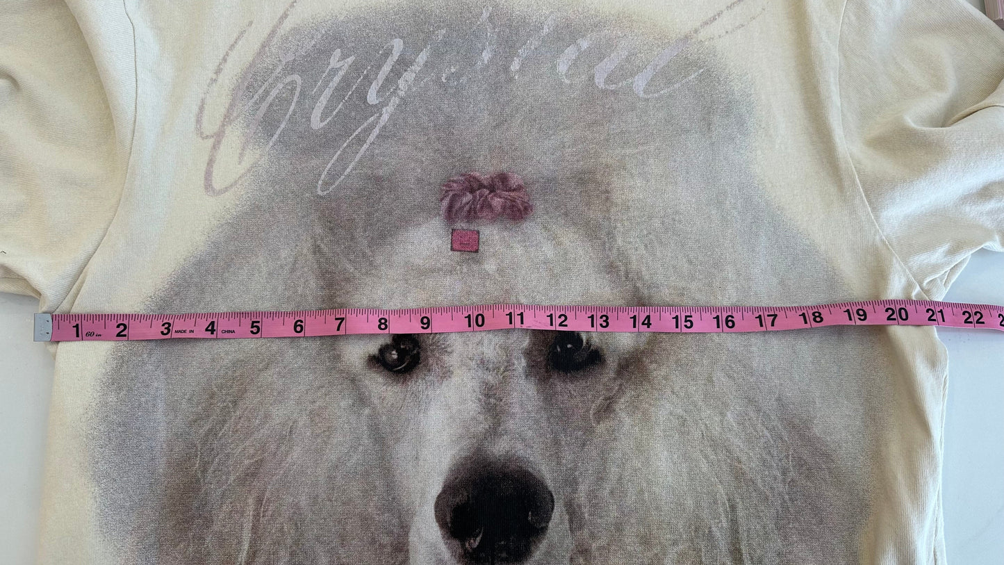 Acne Studios - White Poodle Graphic T-Shirt - Small