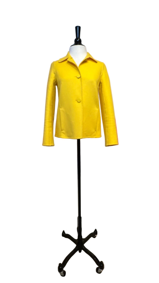 ESCADA - Yellow Cashmere Blend Jacket - 34