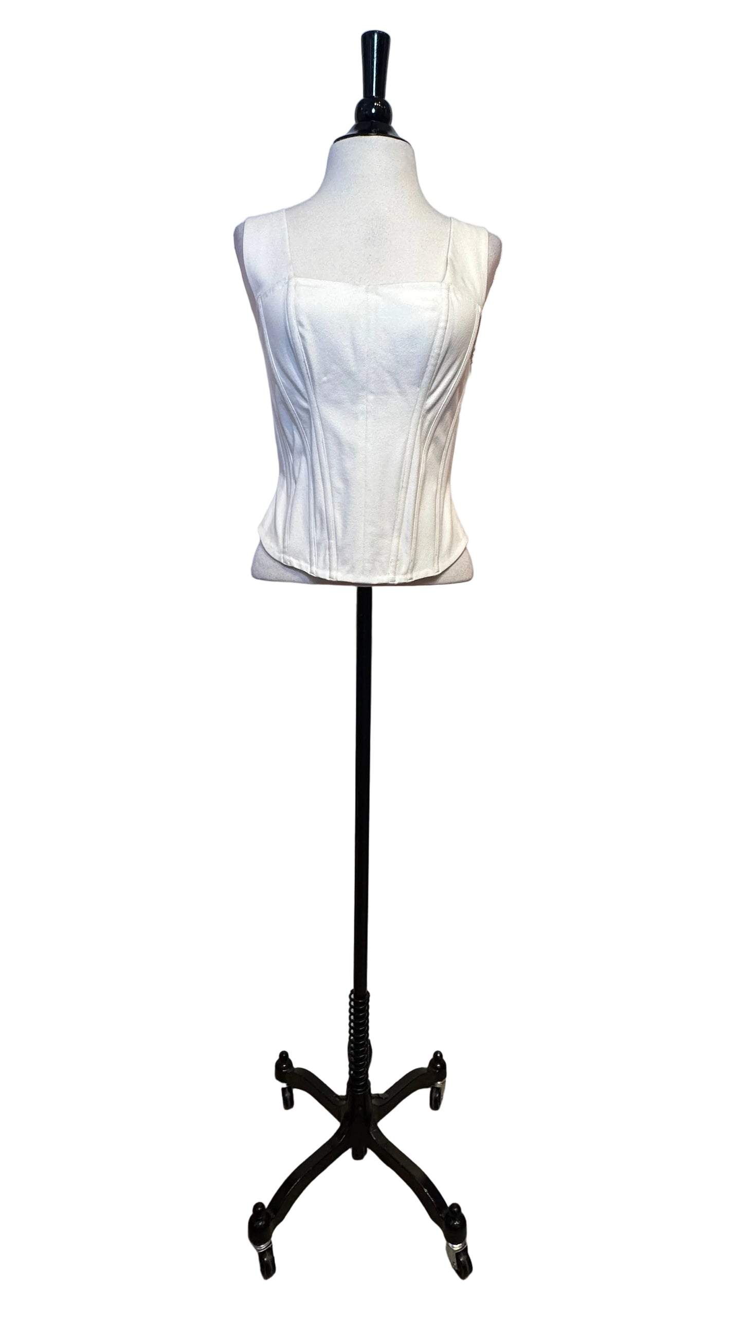 Cadolle - White Sleeveless Corset