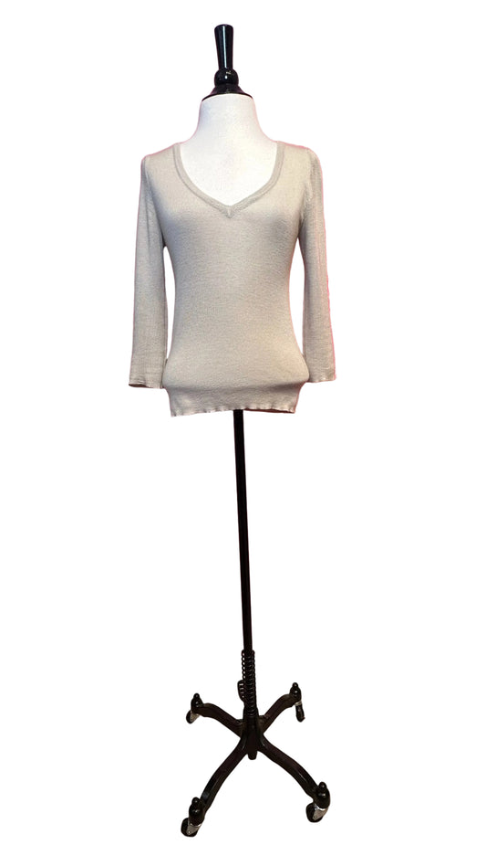 Prada - Beige 3/4 Sleeve Sweater - 42