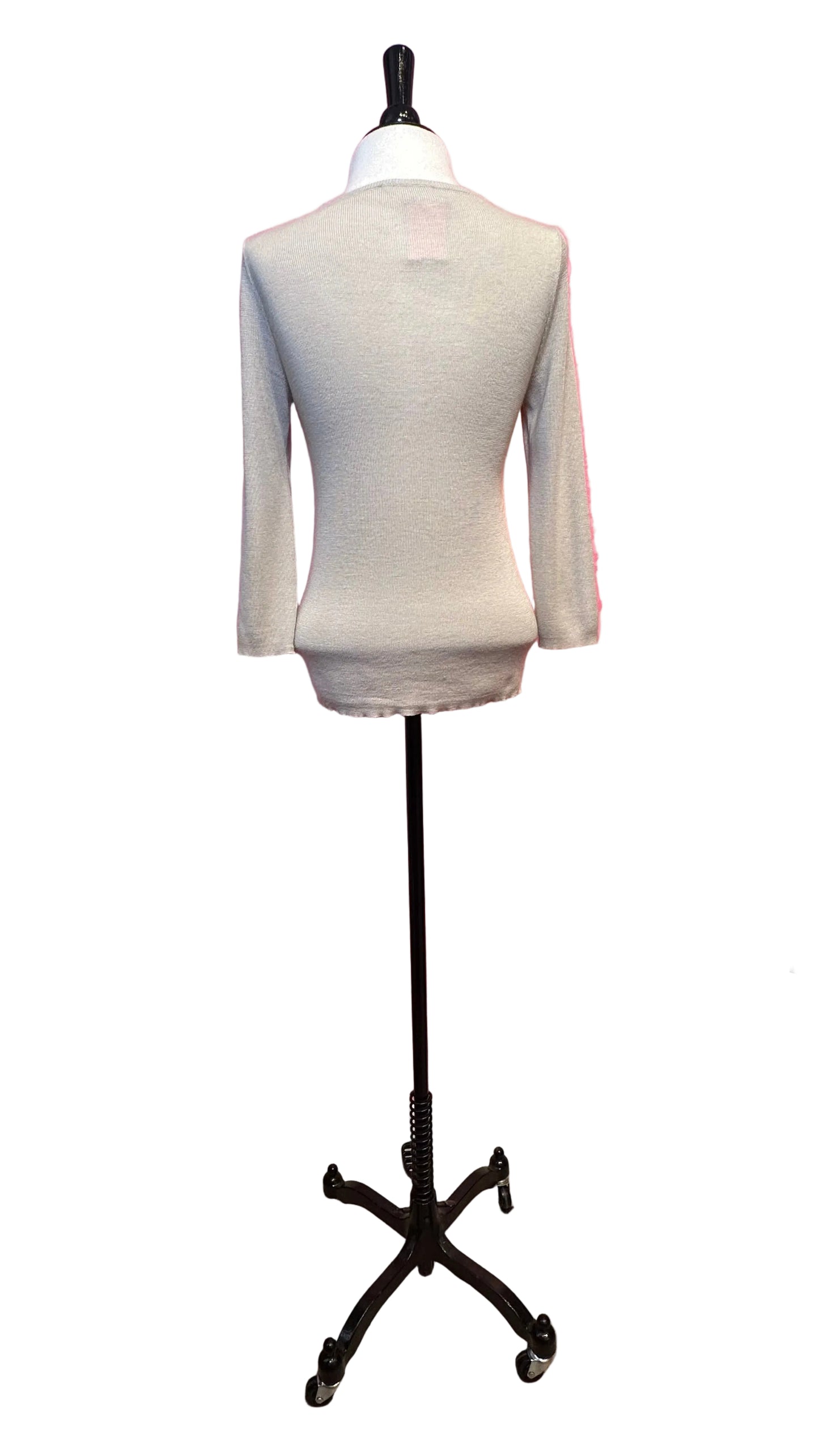 Prada - Beige 3/4 Sleeve Sweater - 42