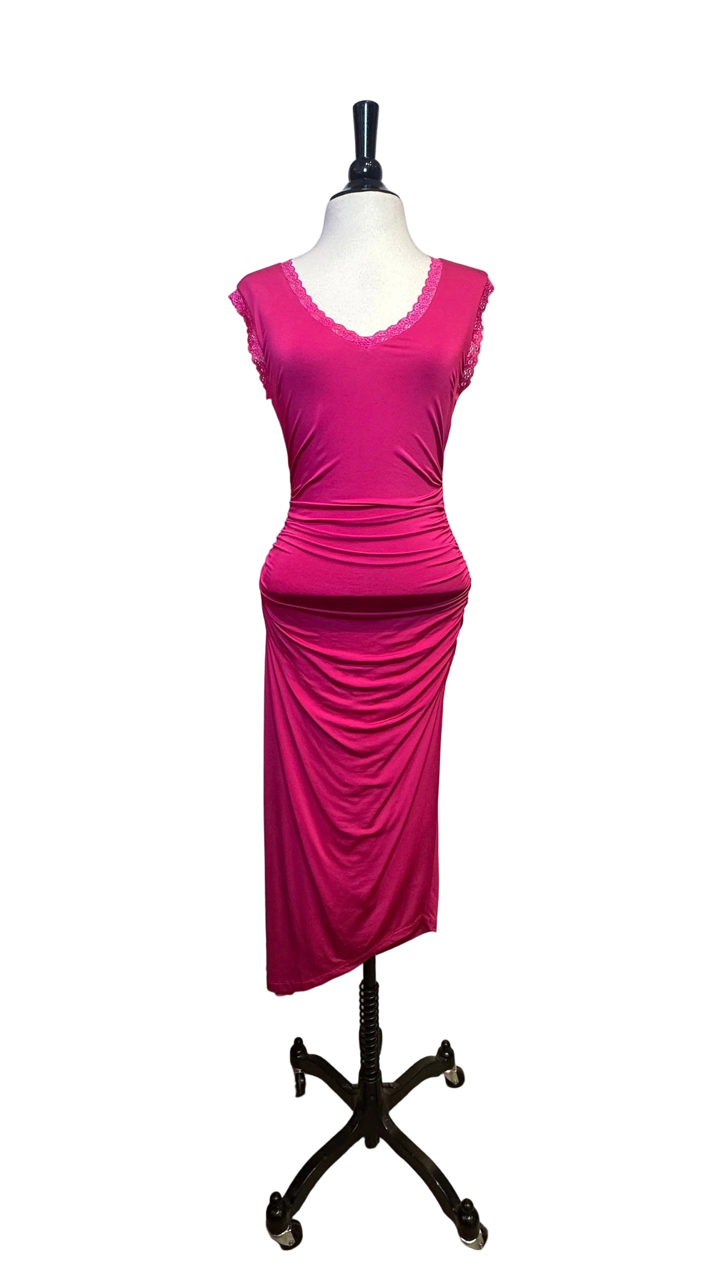 LoveShackFancy - Parmida Ruched Asymmetrical Dress - X-Small