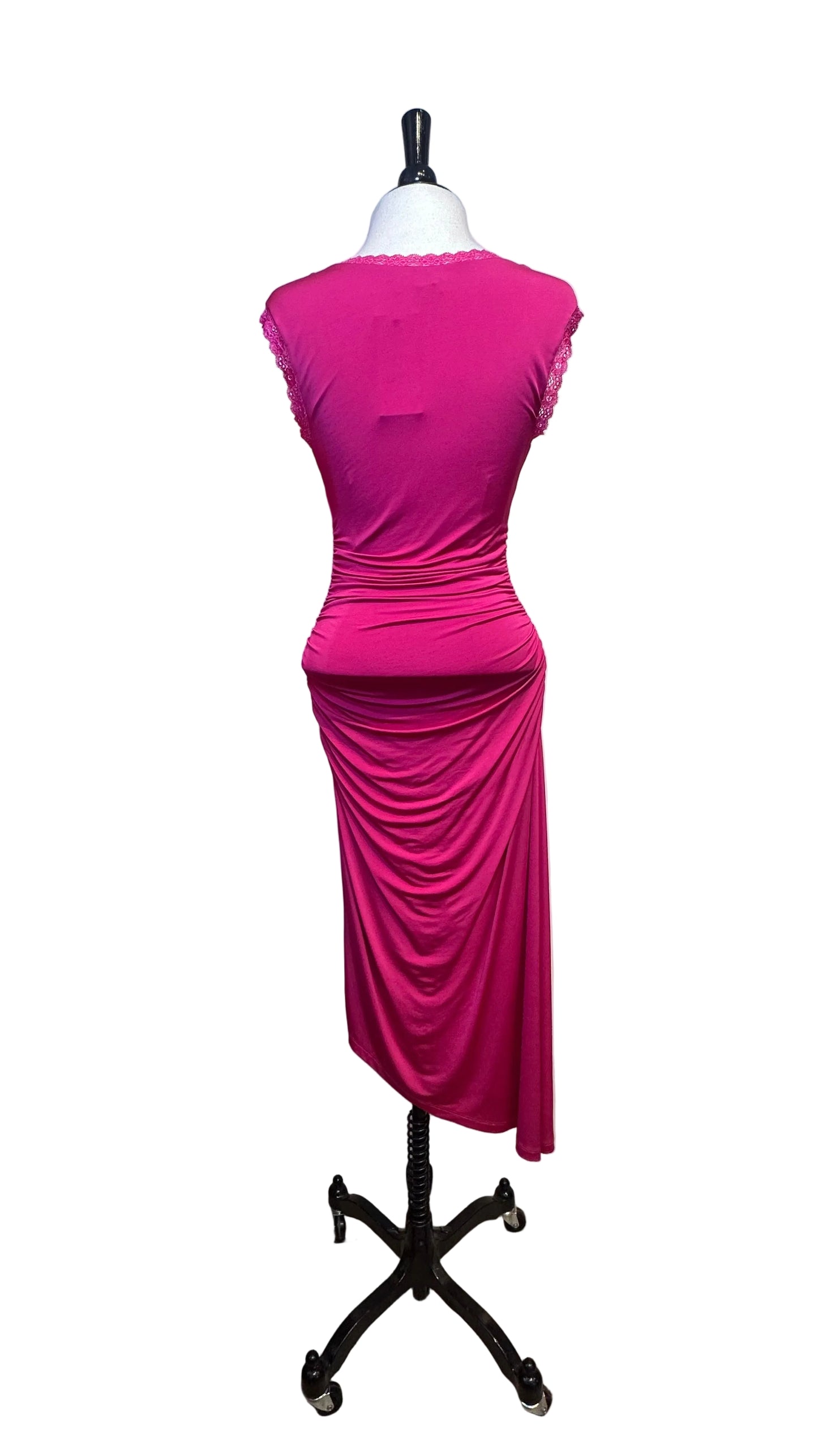 LoveShackFancy - Parmida Ruched Asymmetrical Dress - X-Small