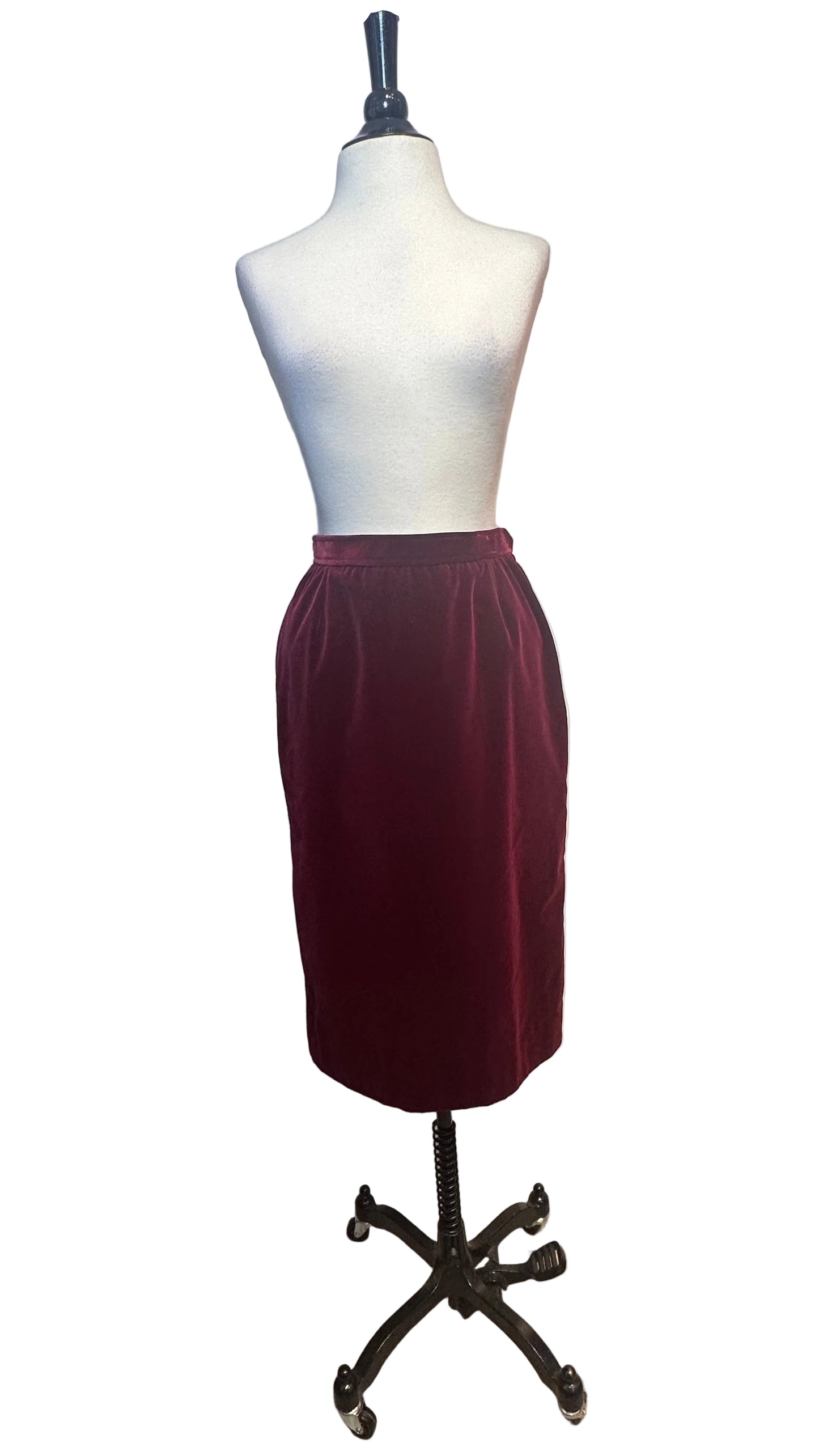 Yves Saint Laurent - Rive Gauche Burgundy Skirt - 38