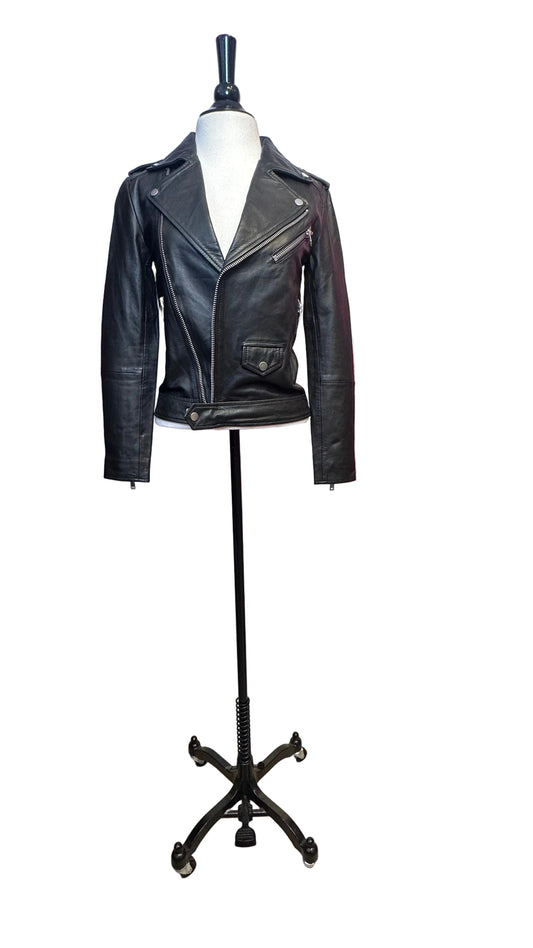 Deadwood - River OG Black Leather Motorcycle Jacket - 2