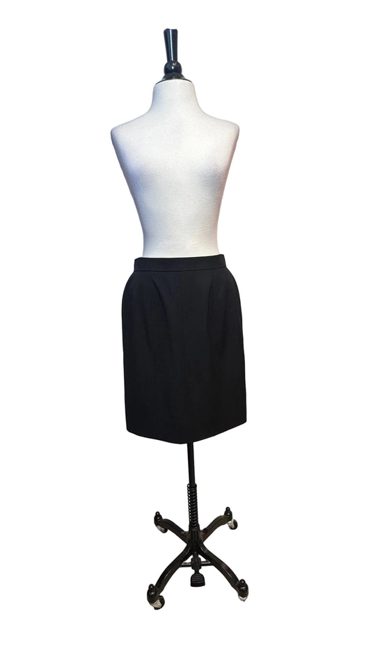 Chanel Boutique - Black Pencil Skirt - 42