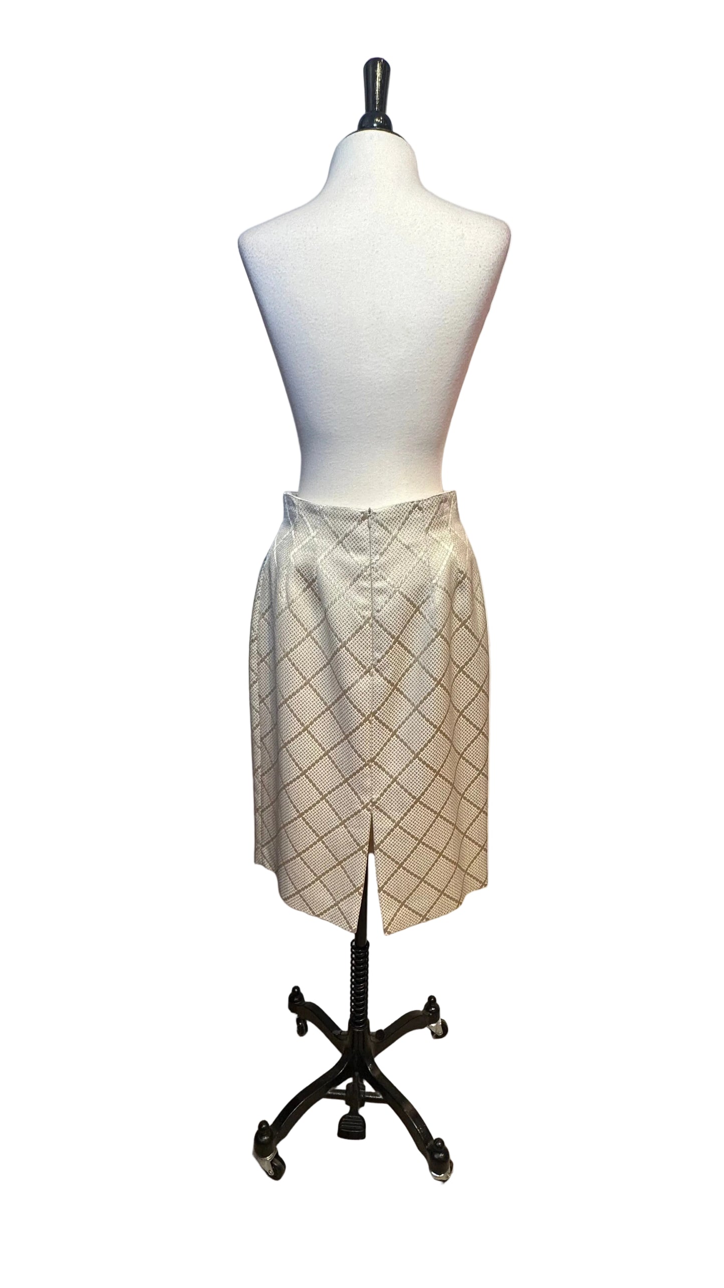Christian Dior - Vintage Champagne Pencil Skirt - 8