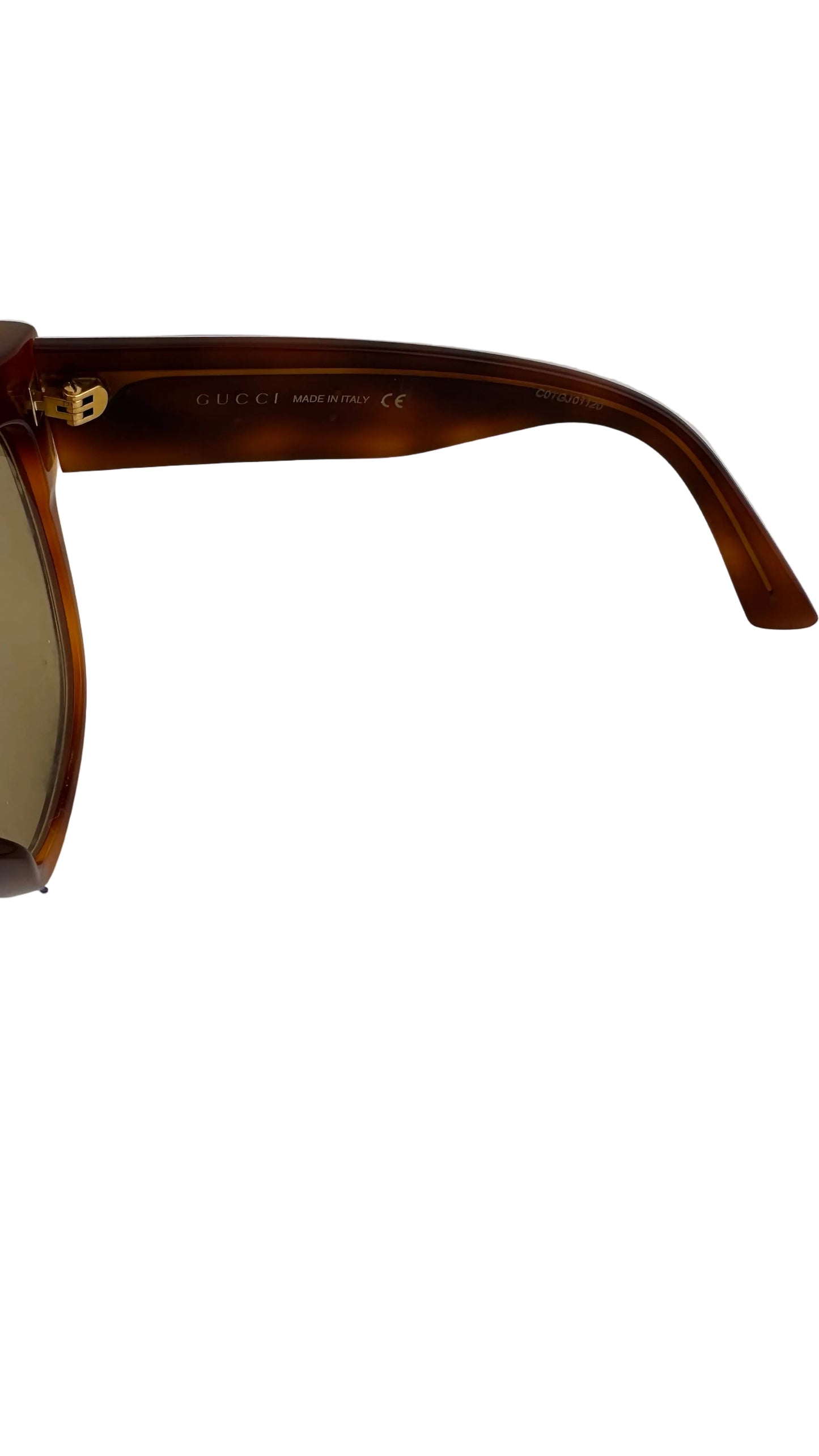 Gucci - Oversized Multicolor Chevron Pattern Sunglasses - GG0059S 003