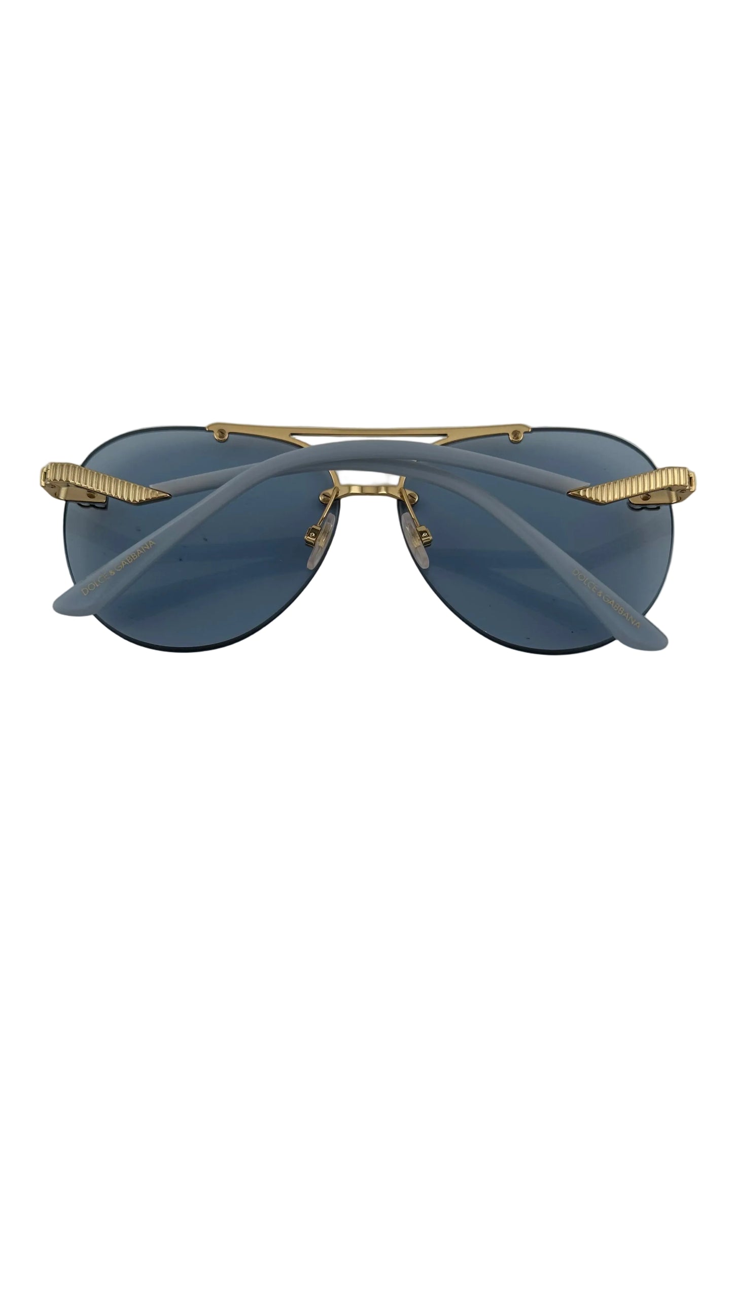 DOLCE & GABBANA - Cinderella Blue Pilot Sunglasses - DG2272