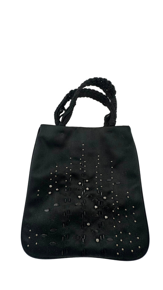 Prada - VINTAGE Raso Satin Beaded Evening Bag