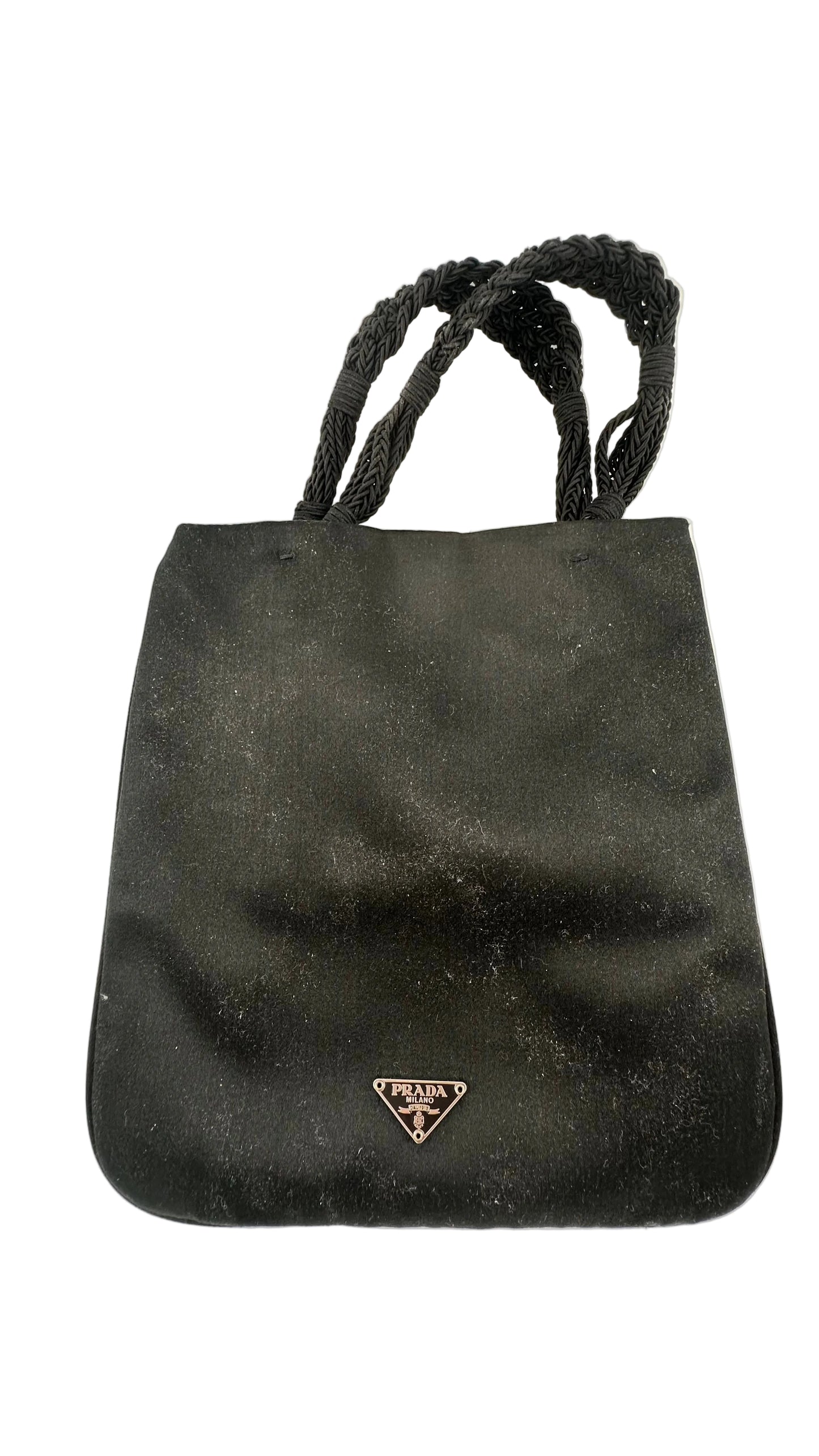 Prada - VINTAGE Raso Satin Beaded Evening Bag