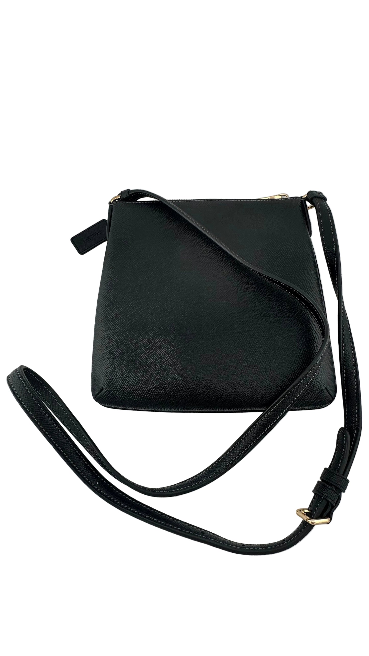 COACH - Black Mini Rowan File Bag in Signature Canvas