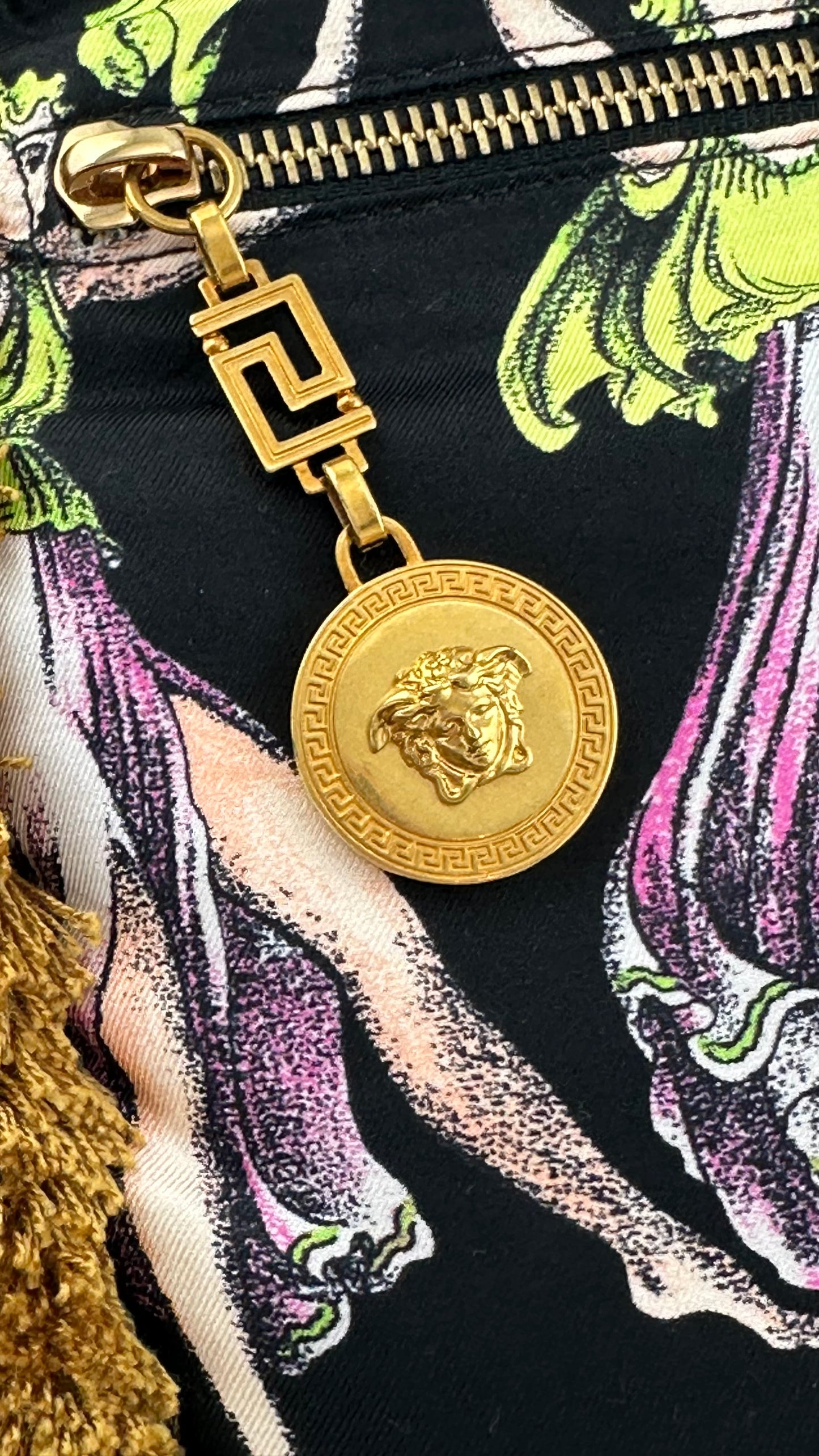 VERSACE - Pillow Talk Silk Tangerine Bag