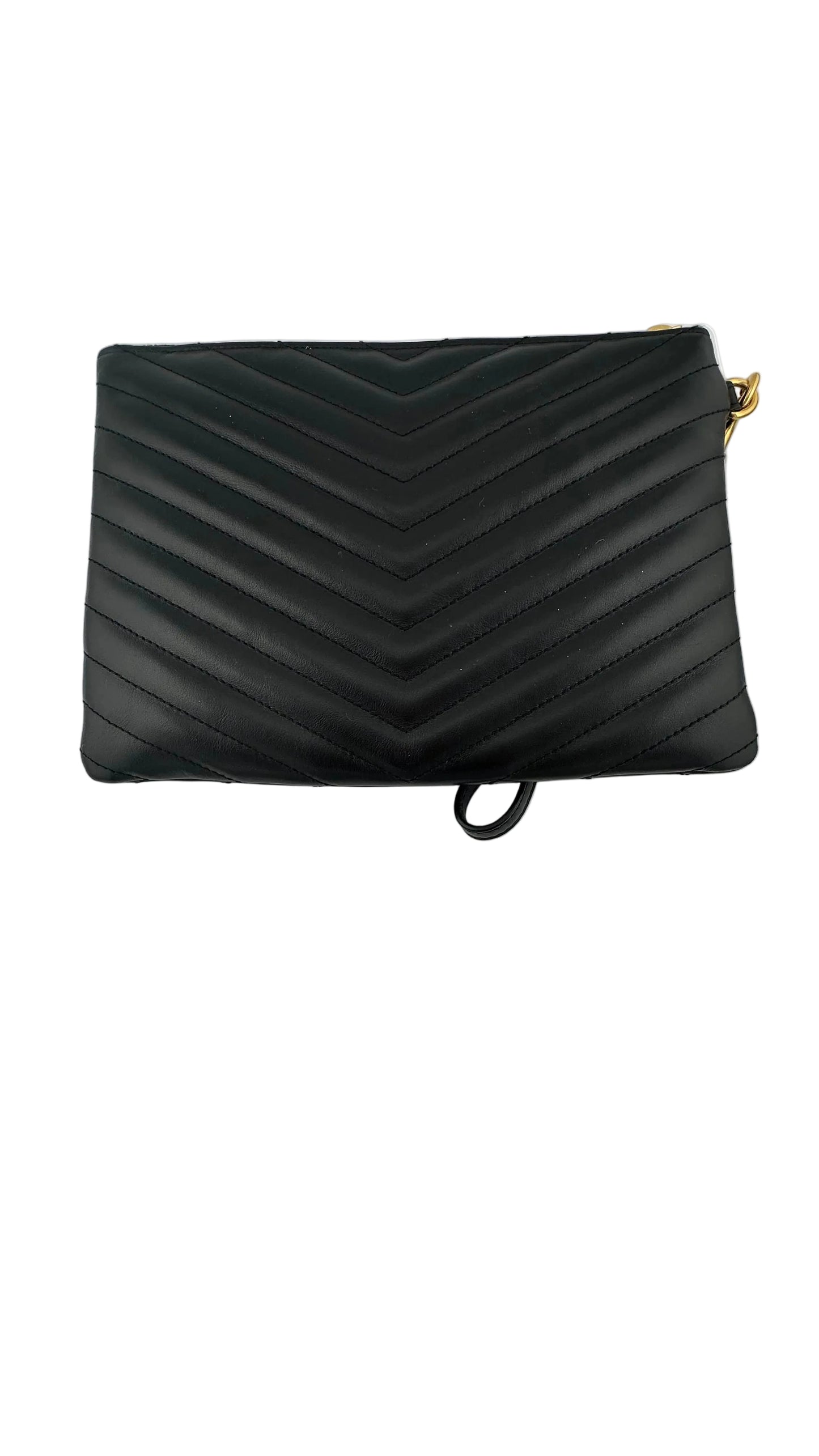 Saint Laurent - Cassandre Matelassé Black Leather Pouch