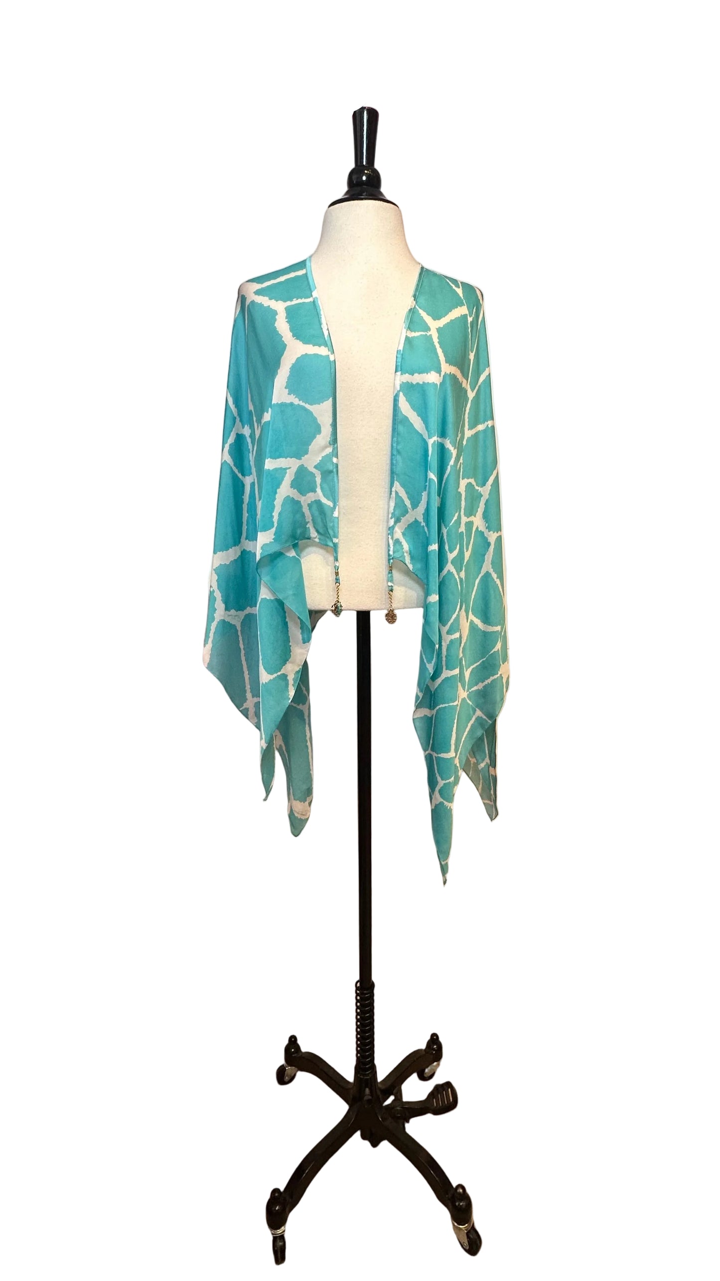 Roberto Cavalli - Aqua White Print Pareo