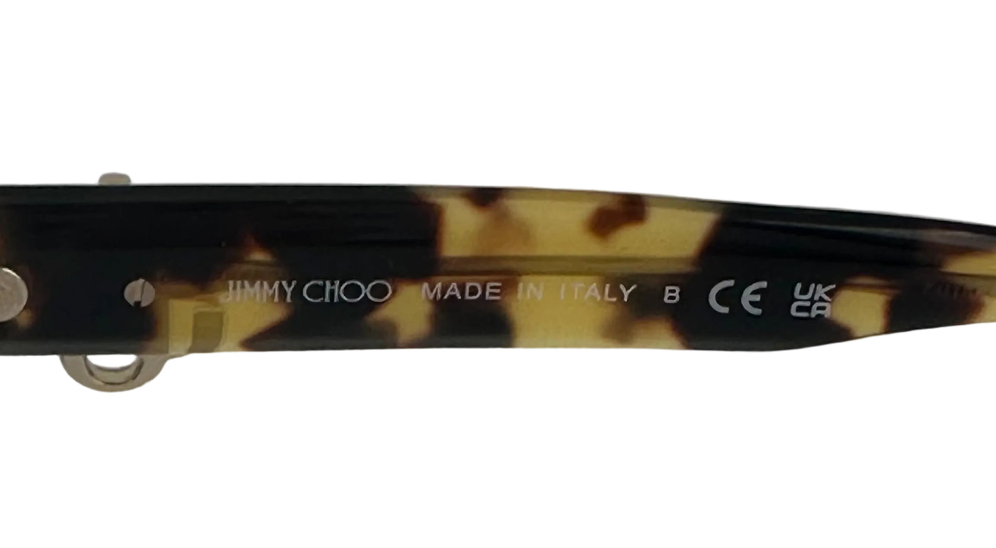 Jimmy Choo - Sol Tortoiseshell Cat-Eye Sunglasses with Blue Lenses