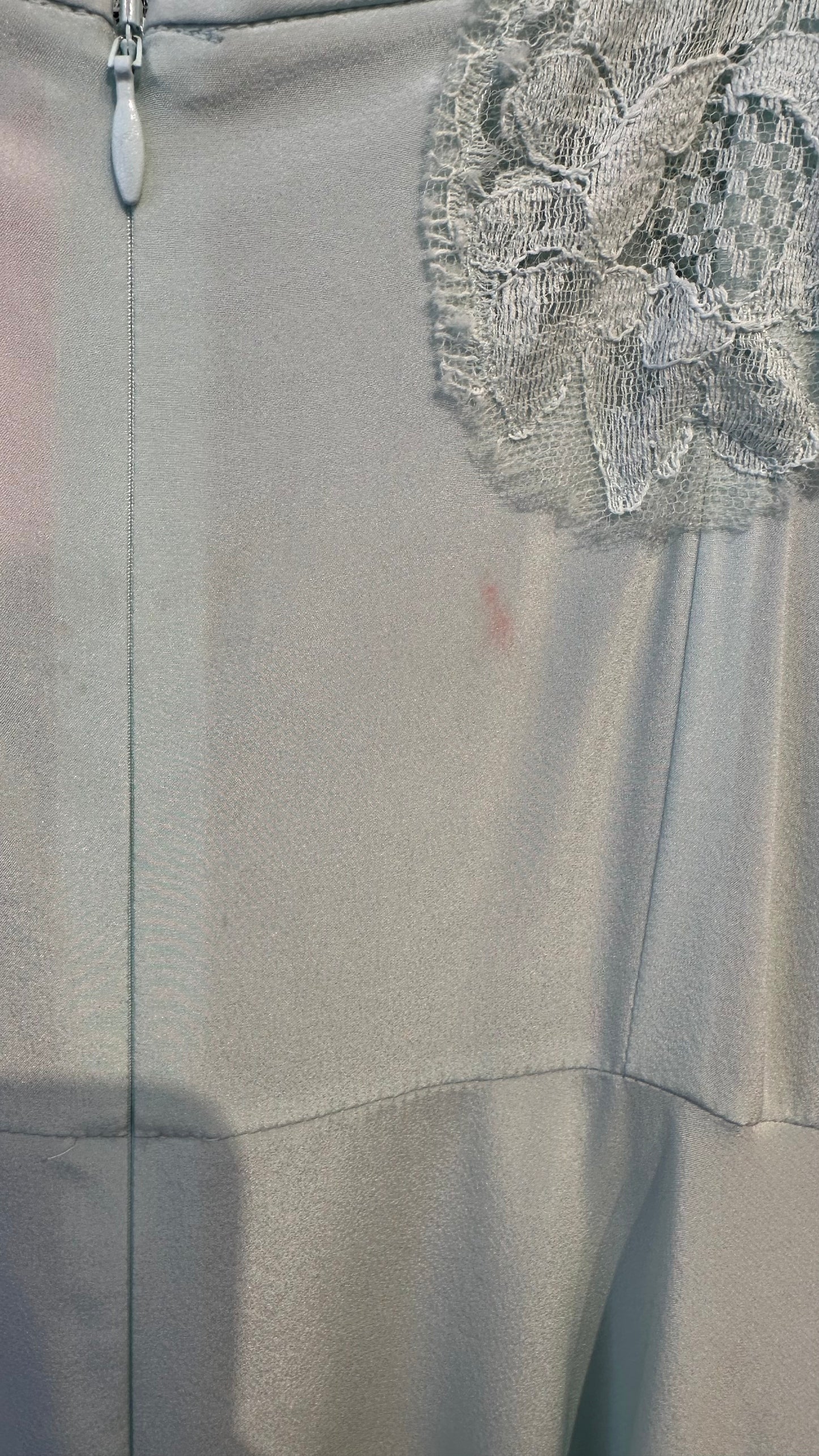 DOLCE & GABBANA - Tiffany Blue Lace Slip Dress
