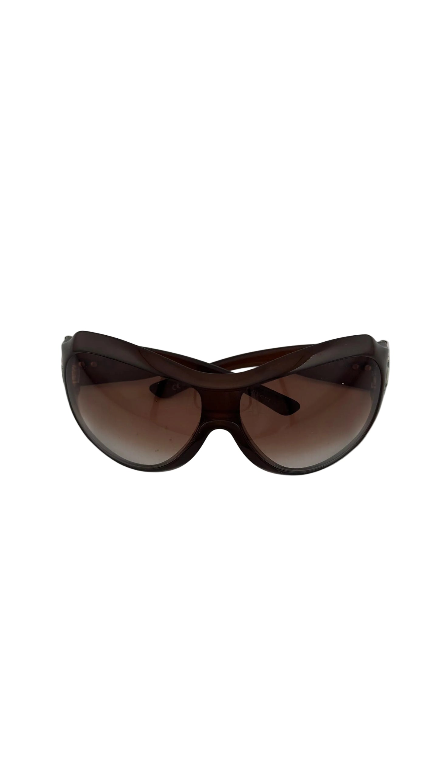 Gucci - VINTAGE Y2K Hasler Brown Floral Horsebit Sunglasses - GG2900/S