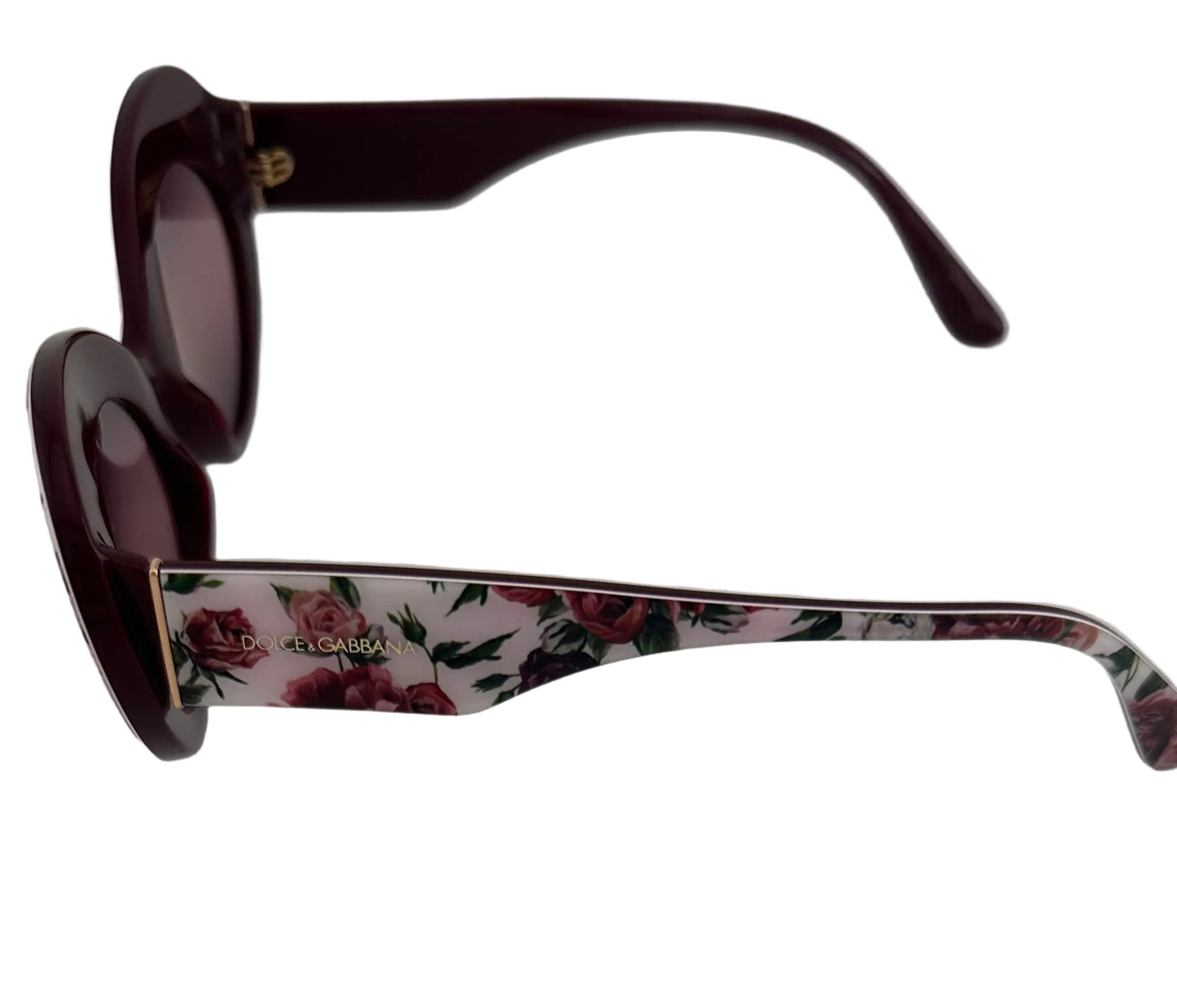 DOLCE & GABBANA - Rose Colored Oval Sunglasses