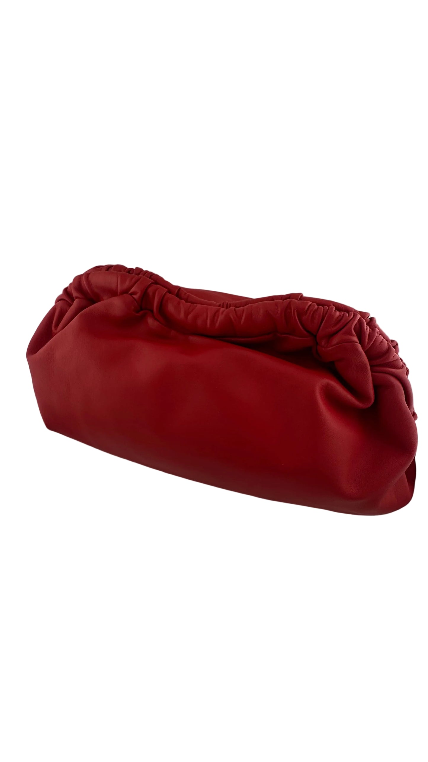 Mansur Gavriel - Flamma Red Cloud Leather Clutch