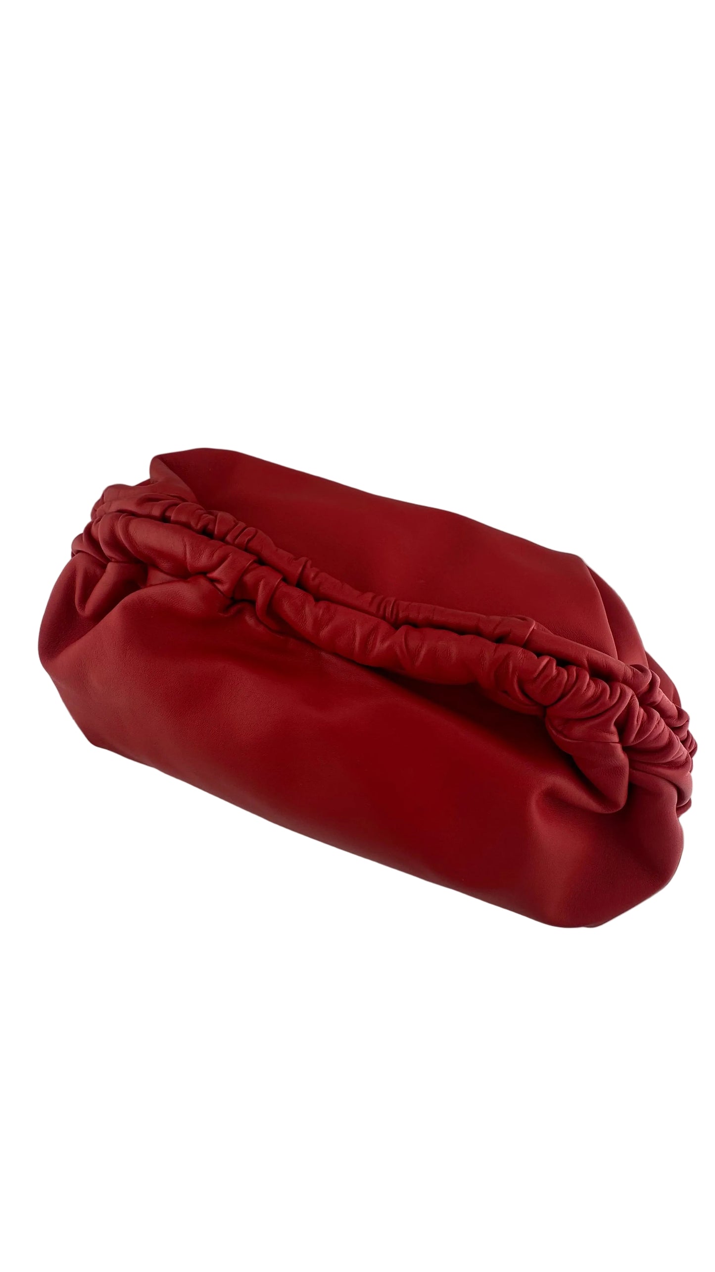 Mansur Gavriel - Flamma Red Cloud Leather Clutch