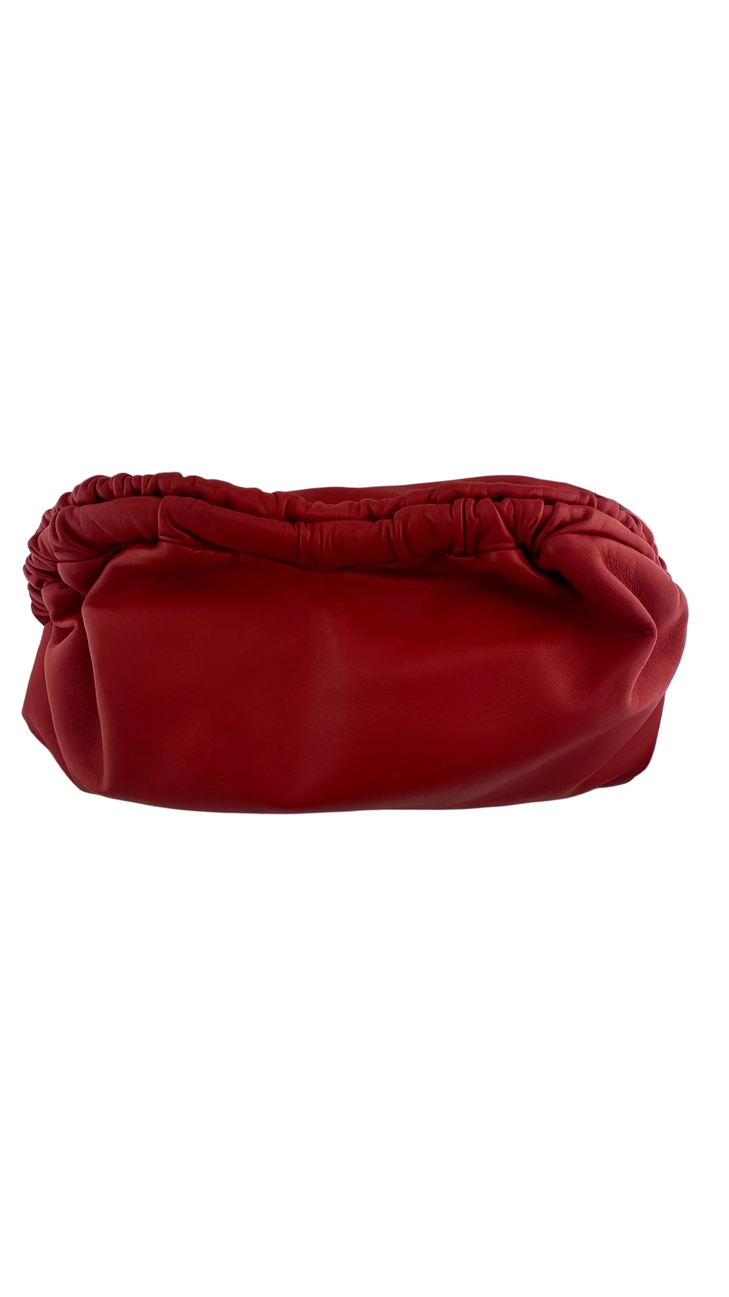 Mansur Gavriel - Flamma Red Cloud Leather Clutch