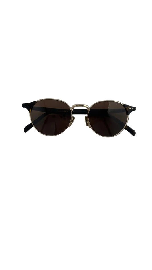 CELINE - Round Panto Gold and Tortoiseshell Sunglasses - CL41429