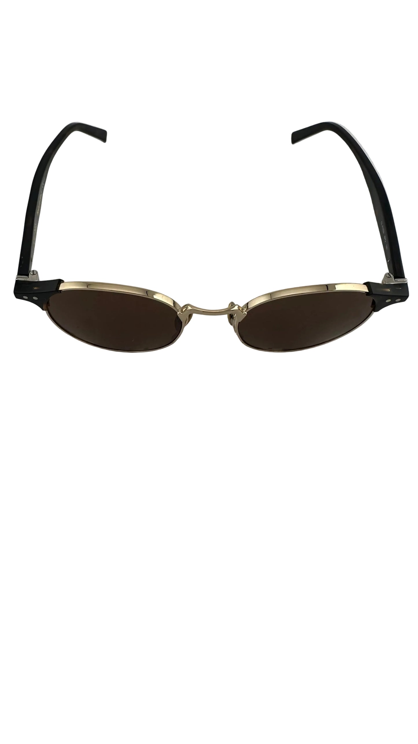 CELINE - Round Panto Gold and Tortoiseshell Sunglasses - CL41429