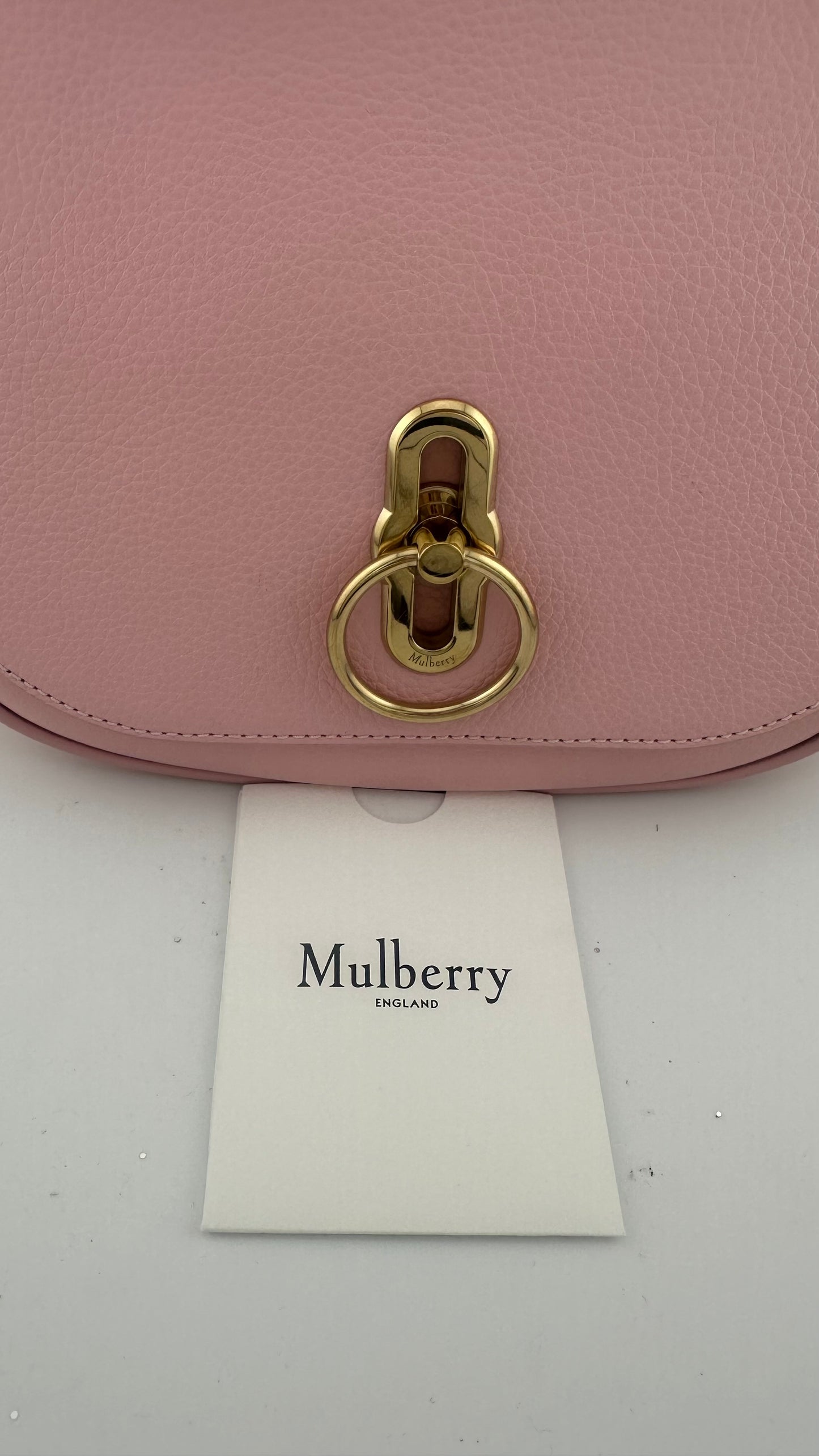 Mulberry - Amberley Small Icy Pink Satchel Crossbody