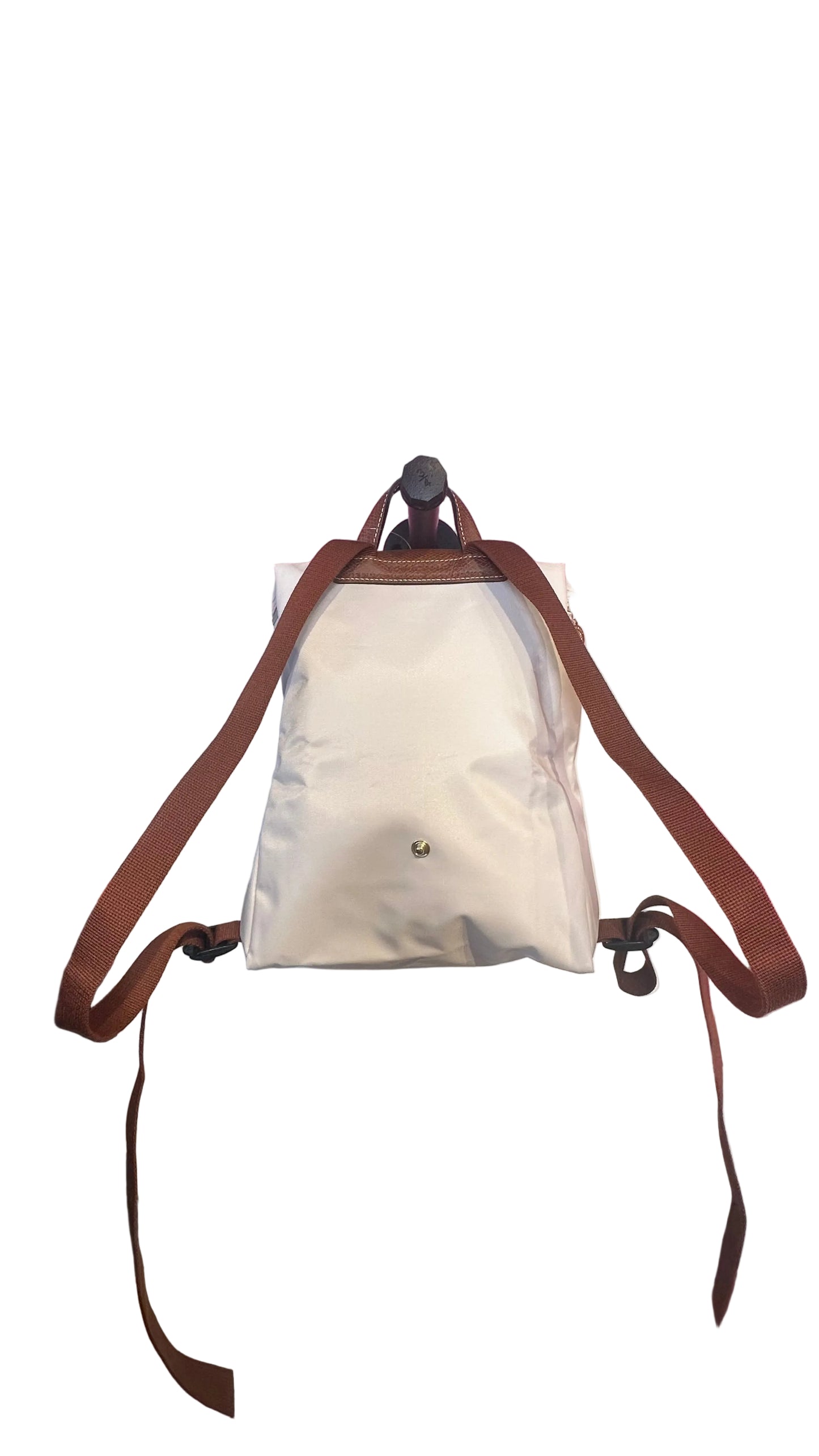 Longchamp - Le Pliage Off-White Nylon Backpack
