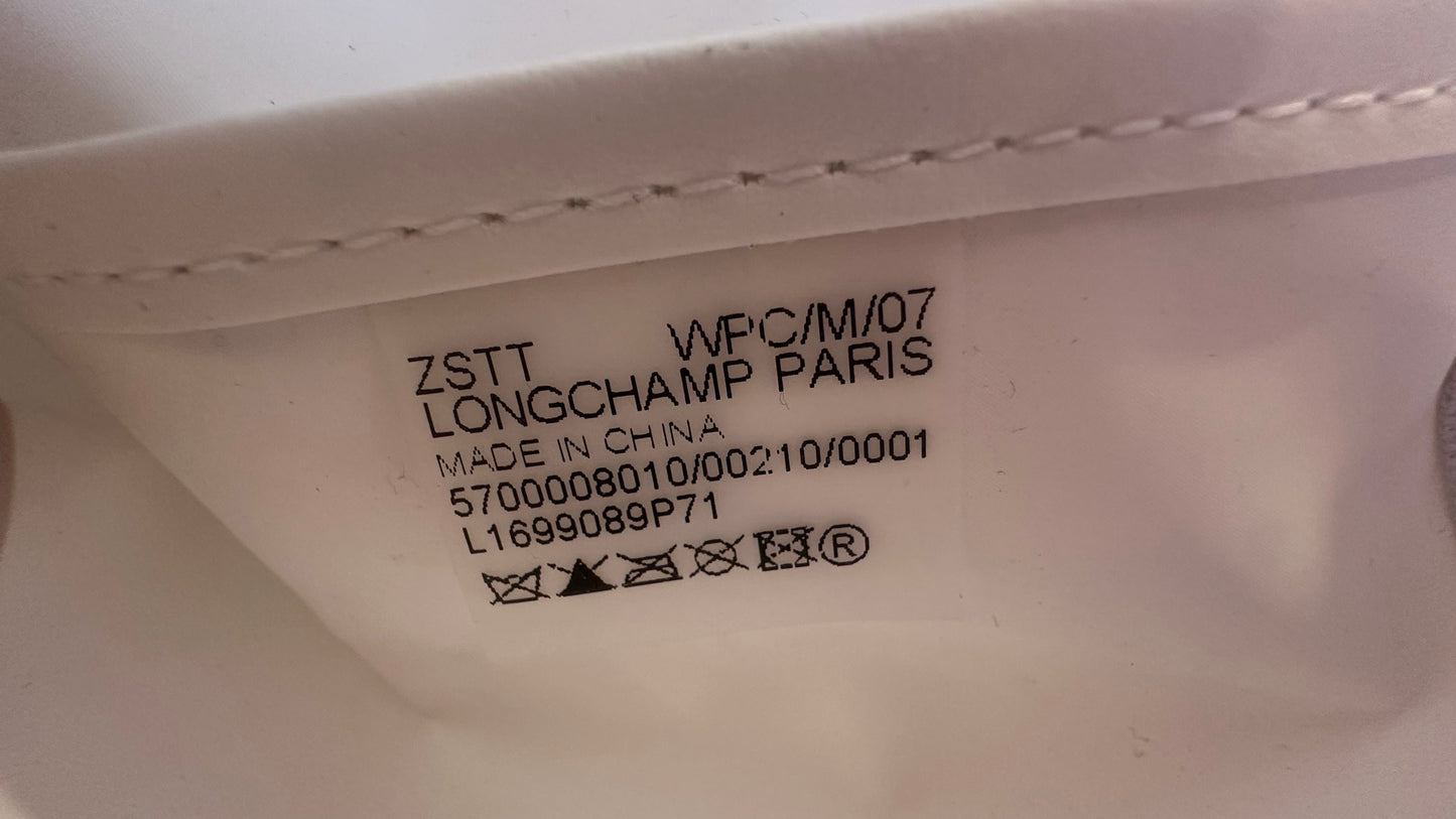 Longchamp - Le Pliage Off-White Nylon Backpack