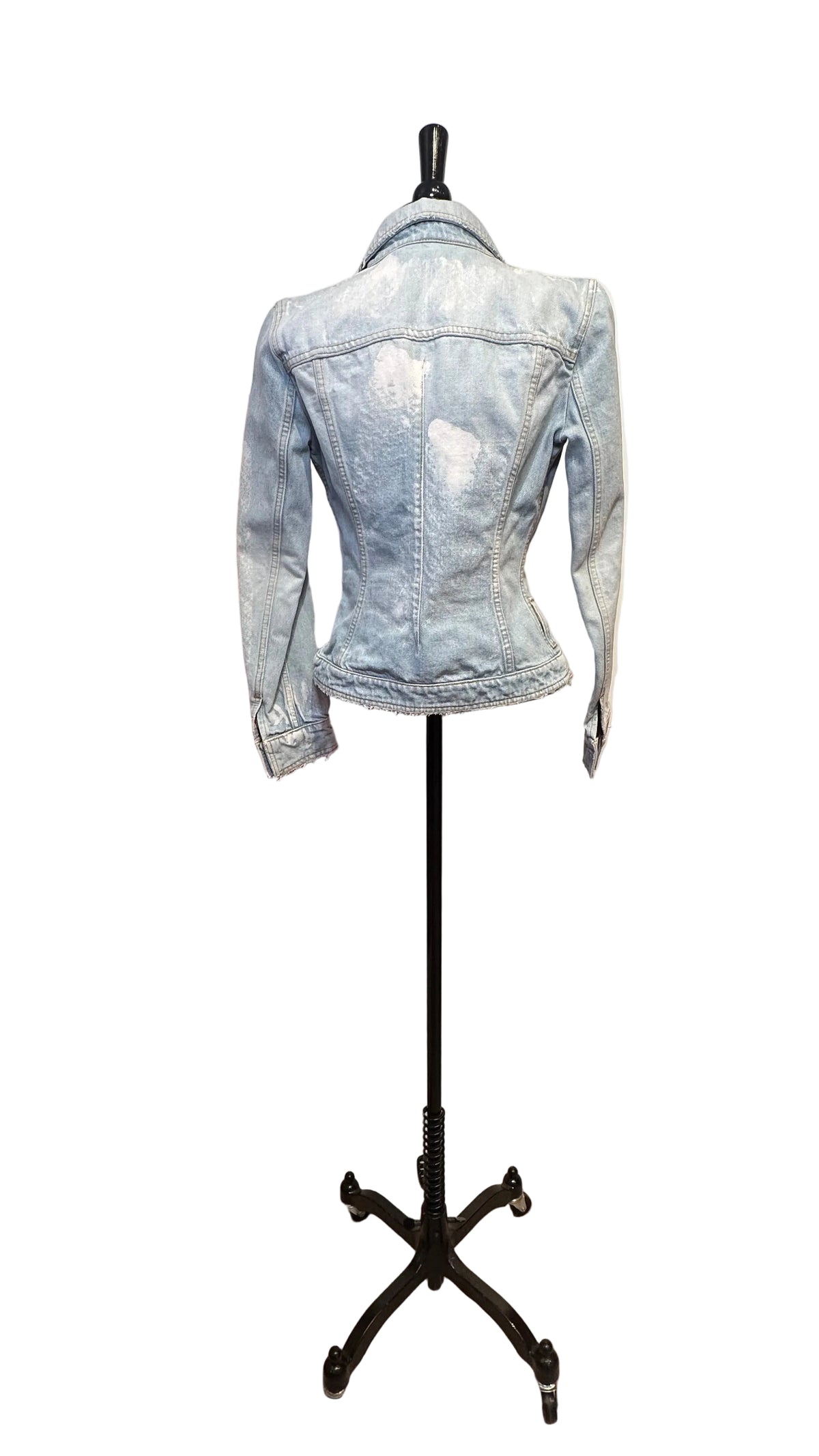 DOLCE & GABBANA - Vintage Y2K Acid-Wash Denim Jacket - 38