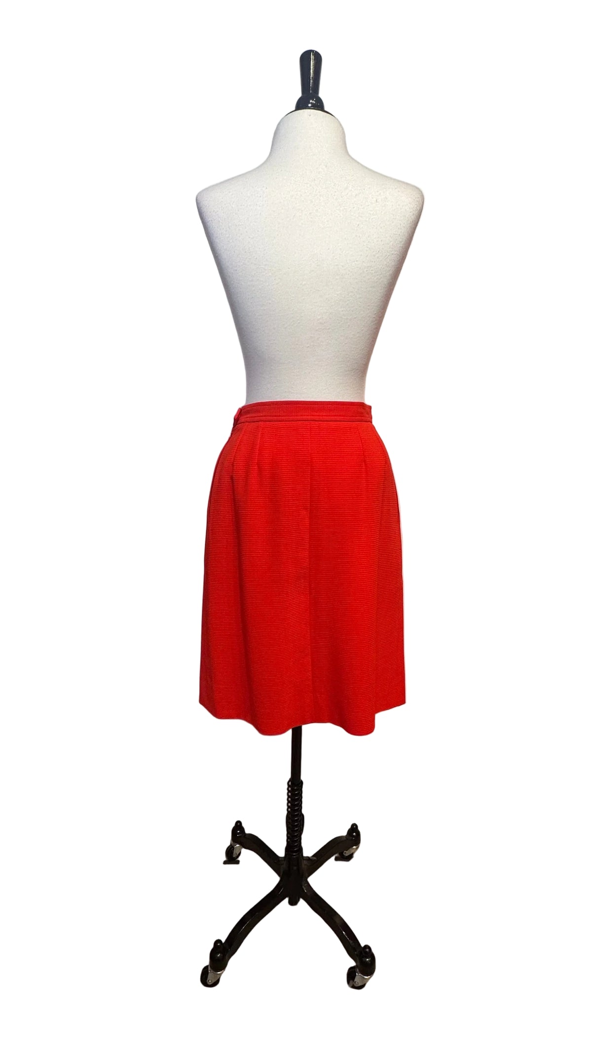 Yves Saint Laurent - VINTAGE Rive Gauche Red Skirt - 38